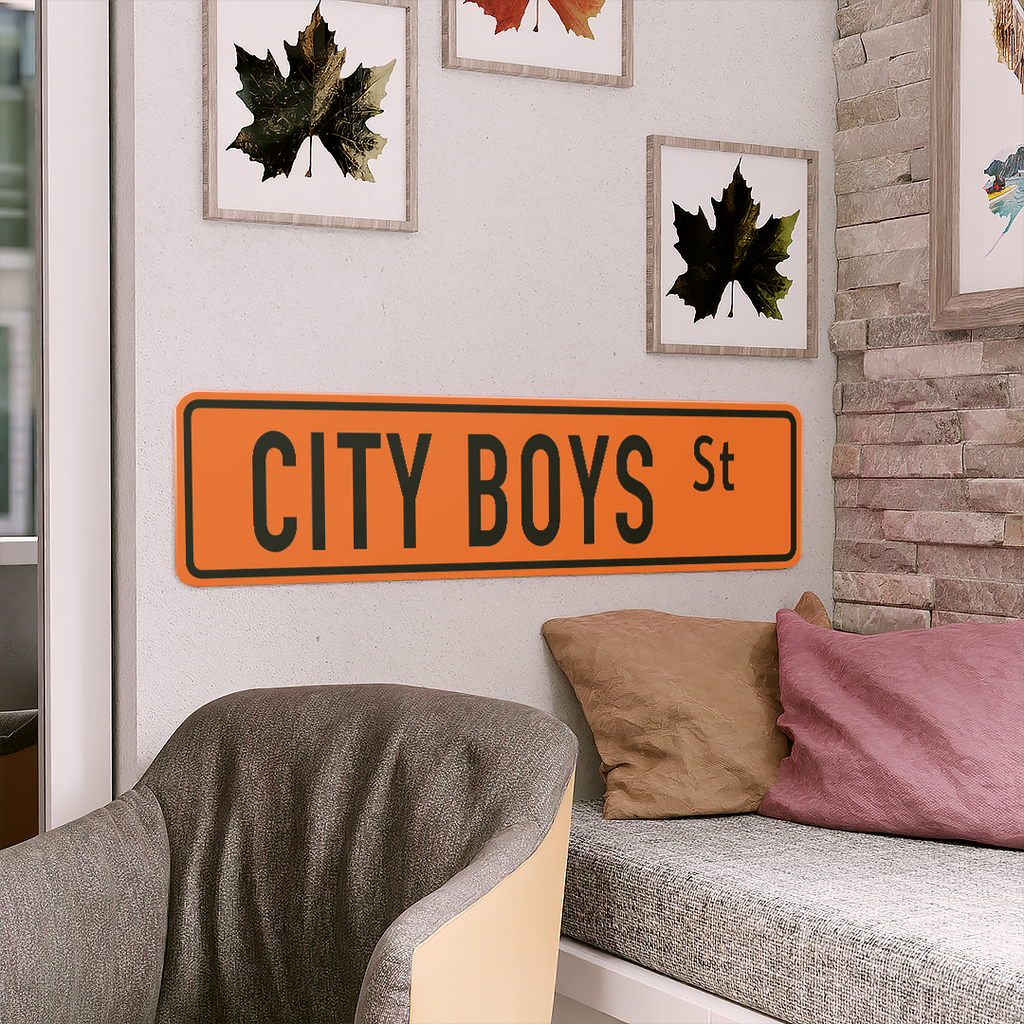 City Boys St Hype Sign