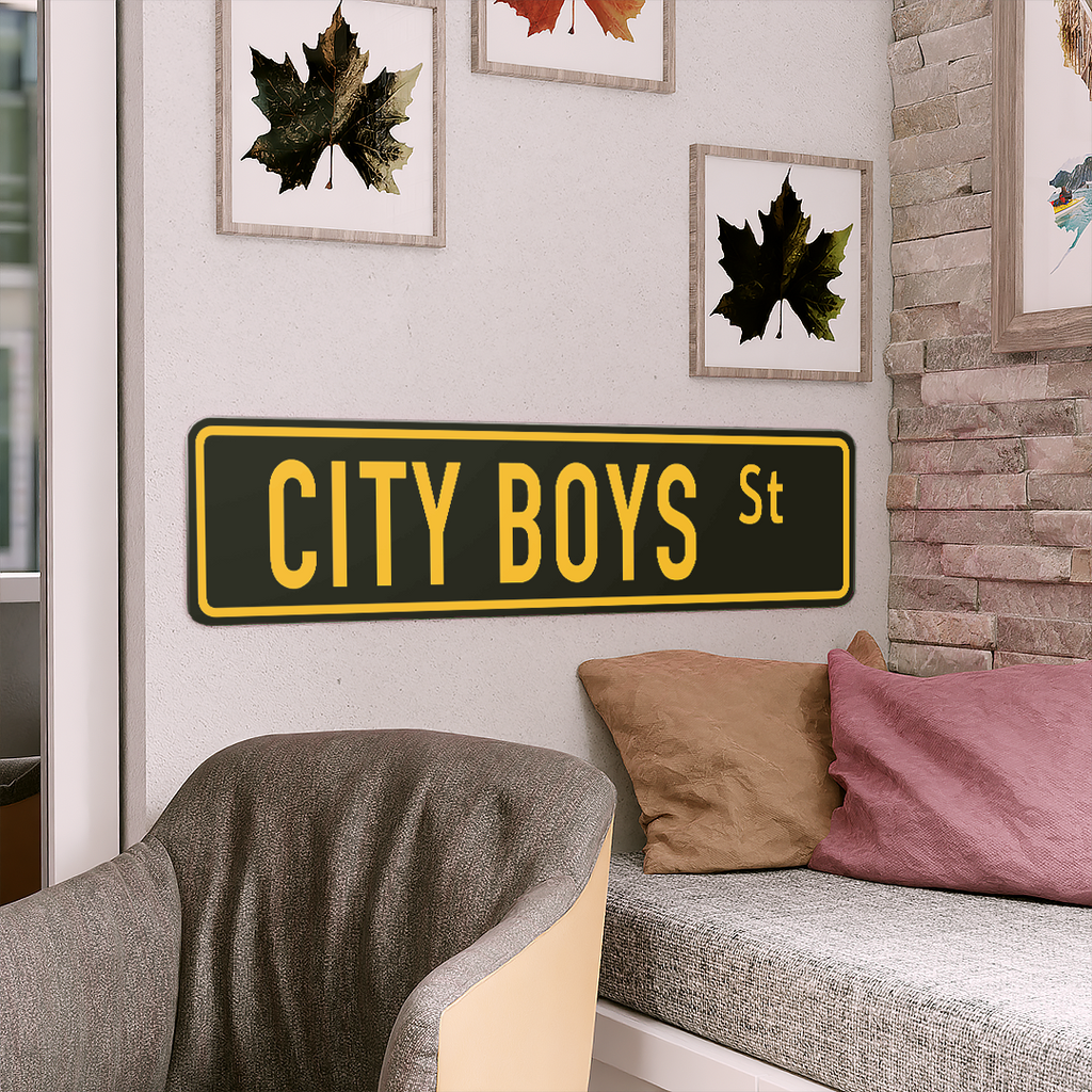 City Boys St Hype Sign