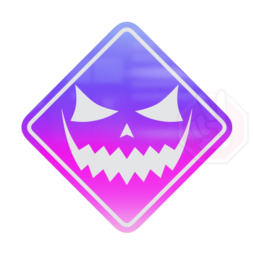 Halloween Special Custom Hype Sign Pink And Purple Gradient