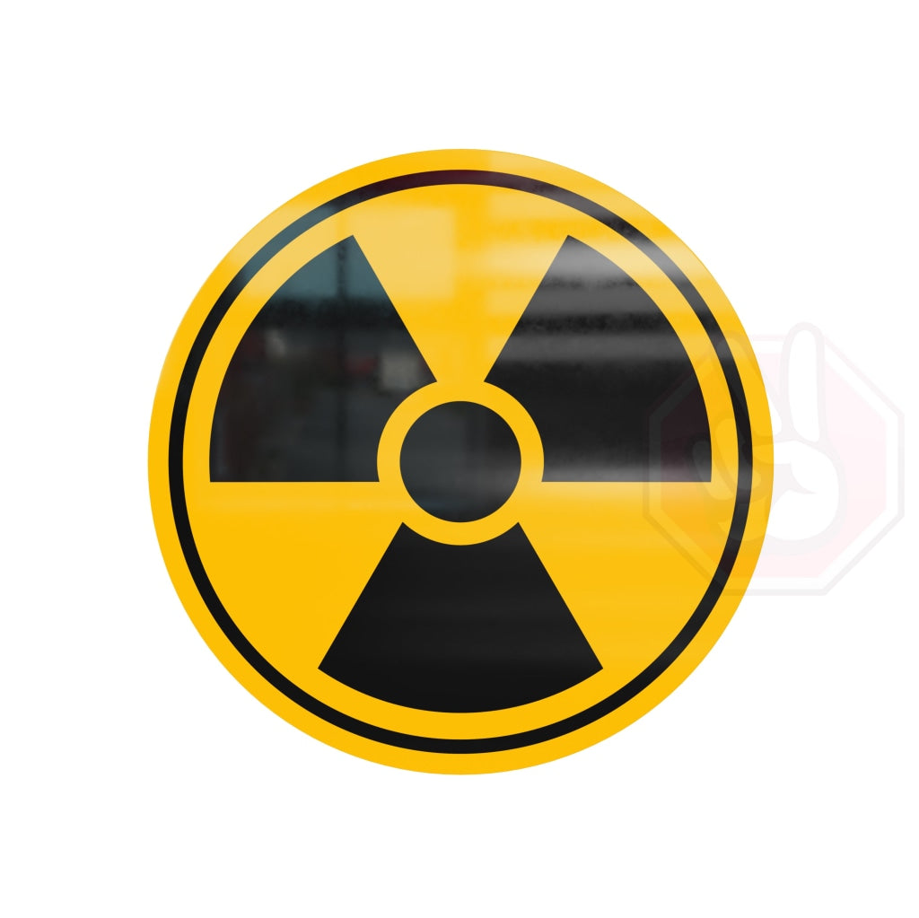 Radioactive Round Hype Sign