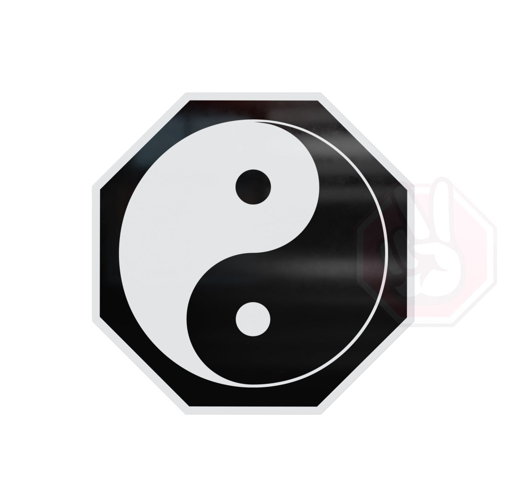 Yin-Yang Custom Hype Sign Black Background